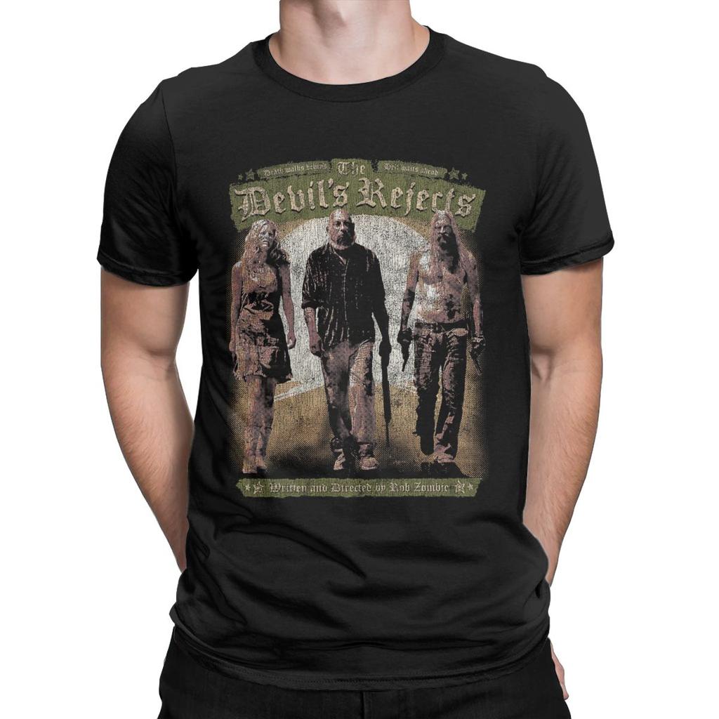 The Devils Rejects Horror Captain Spaulding Movie Scary House of 1000 Corpses Halloween 100 Cotton T Shirts Short Sleeve Tops