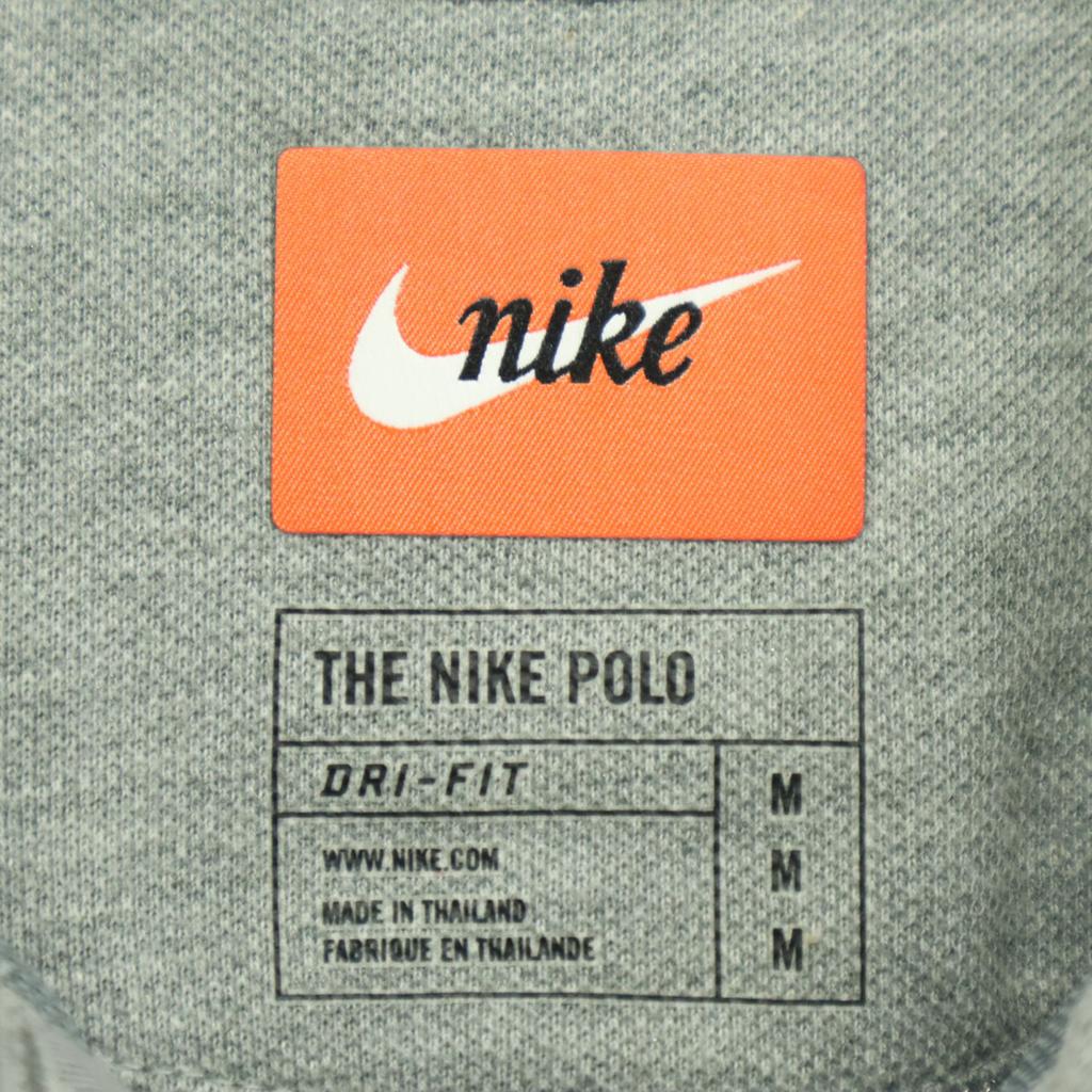 Beauty Products NIKE French Sleeve Polo Knee-length Dress M Gray Women Used