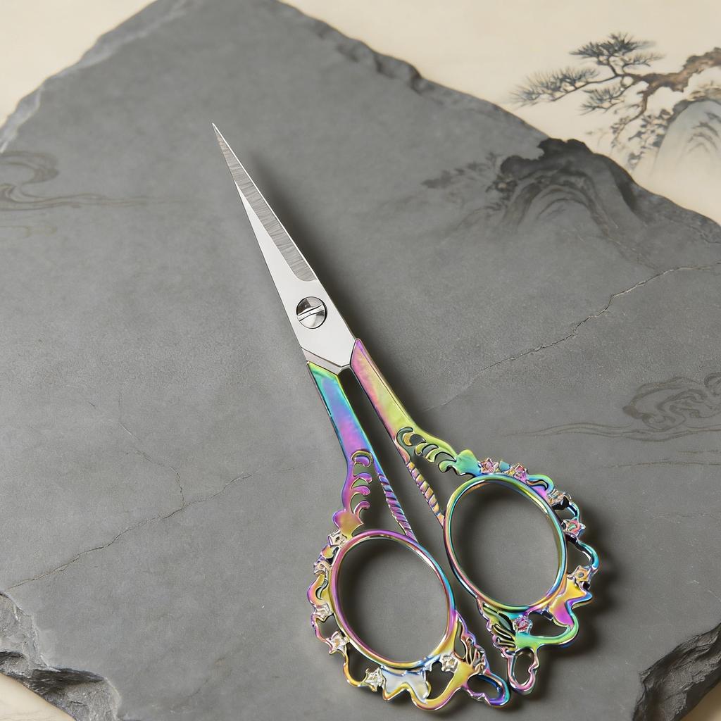 1PC, Durable Vintage Scissors Sewing Scissors Embroidery Tailor ScissorsFabric Cutter Craft Tool Sewing Supplies Sewing Tools