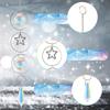 Crystal Wind Chime Pentagram Sun Catcher Diamond Prisms Pendant Dream Catcher Rainbow Chaser Hanging Drop Home Garden Decor