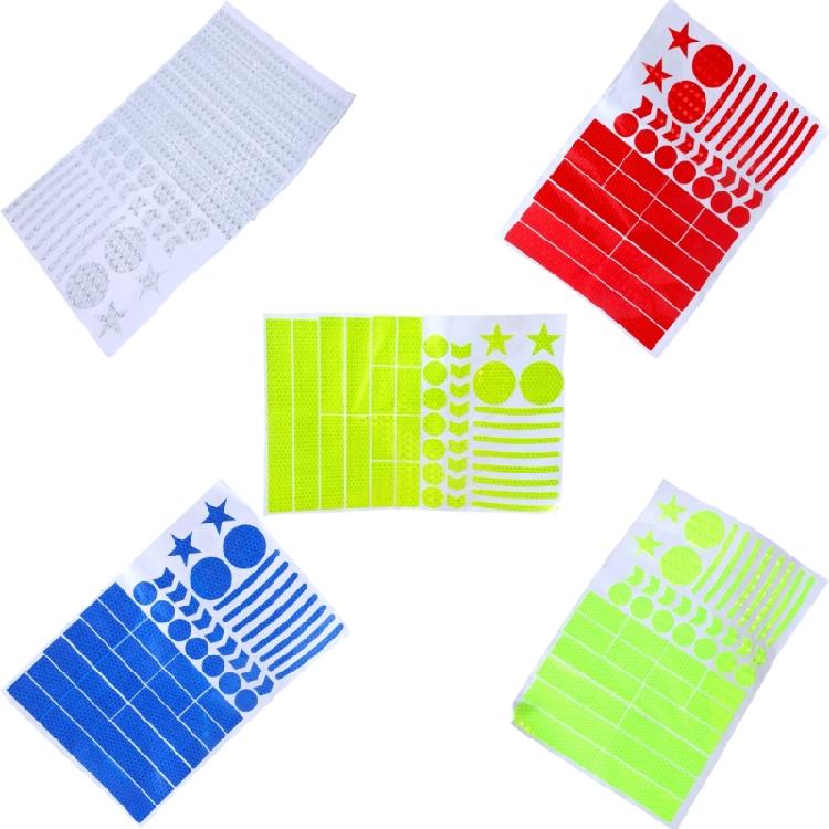 Bicycles Night Safety Warning Sticker Waterproofs Helmets Reflective Sticker Adhesive High Reflective Tape