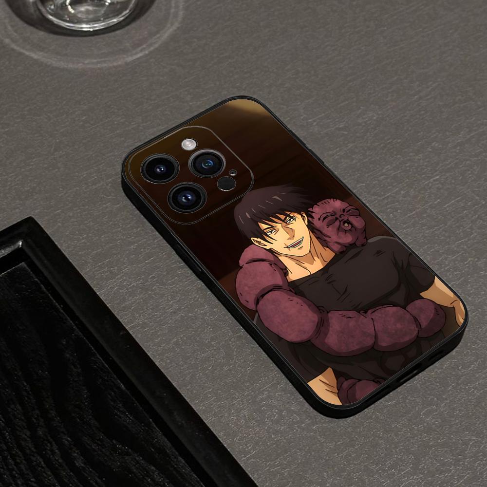 Toji Fushiguro Jujutsu Kaisen Phone Case For Iphone 16 15 11 13 14 Pro Max 7 8 Plus X Xr Xs Max 12mini Black Shell Cover Case