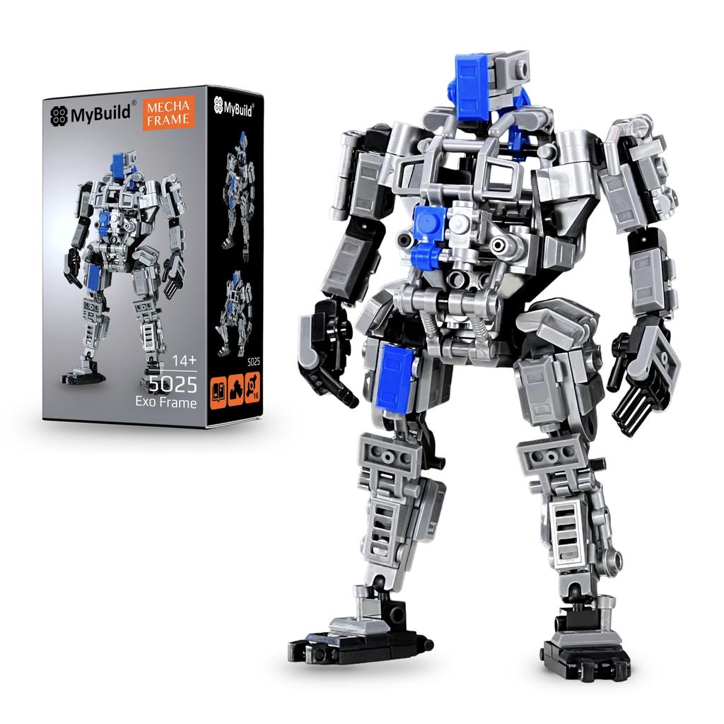 MyBuild Mecha Frame 5025 Exoframe Highly Movable Exoskeleton and Modular Chassis Frame Custom Robot Building Blocks Ages 14 and Up
