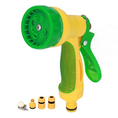 Garden Hose Nozzle Sprayer ABS Water Spray Gun for Watering Cleaning Washing Car 8 Patterns