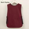 Waterproof Stain-Resistant Apron Nylon Vest Style Anti Dirty Sleeved Apron Breathable Multipurpose Kitchen Aprons
