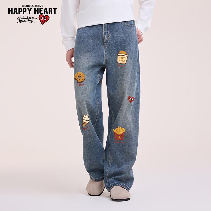 Джинсы свободного кроя Charles Heart в американском стиле S