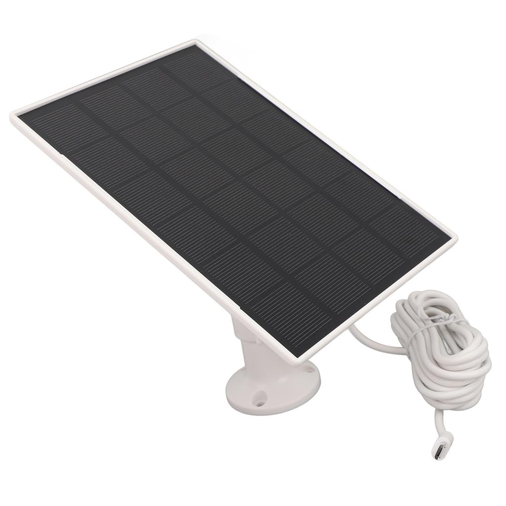 3W Solar Panel High Efficiency Monocrystalline Silicon 4000mAh Waterproof Portable Solar Powered Panel with Micro USB Type C Port