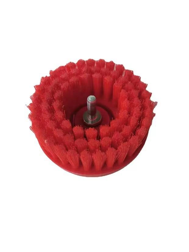 Electric Drill Nylon Bristle Cleaning Brush - Round Disc for Home Cleaning