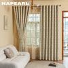 1PC NAPEARL Romantic and Artistic Style Floral Printed Curtain Full Blackout Curtains for Bedroom Living Room Balcony Window for Home Decor