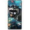 Cute Paint Cover For Sony Xperia XZ3 XZ2  XZ1 XA2 XA1 Ultra Plus Compact Premium Case Black Silicone TPU Coque Shockproof Capa