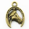 Vintage Horseshoe Charms Alloy Metal Pendants For DIY Jewelry Lucky Themed Accessories