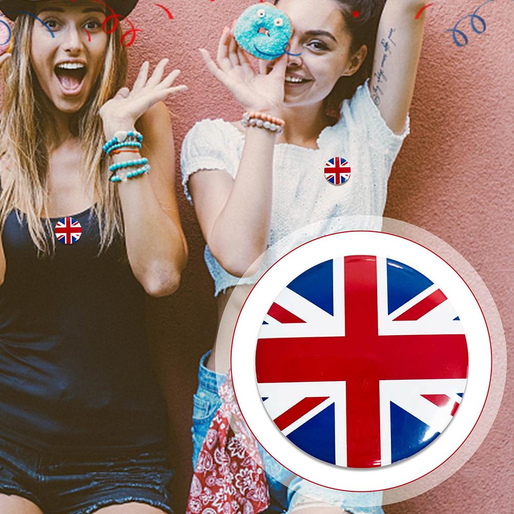 Union Brosche Anstecknadel 5,8cm Flagge des Vereinigten Königreichs Reversnadel UK-Flagge Union Britisch Patriotisch Britische Abzeichen