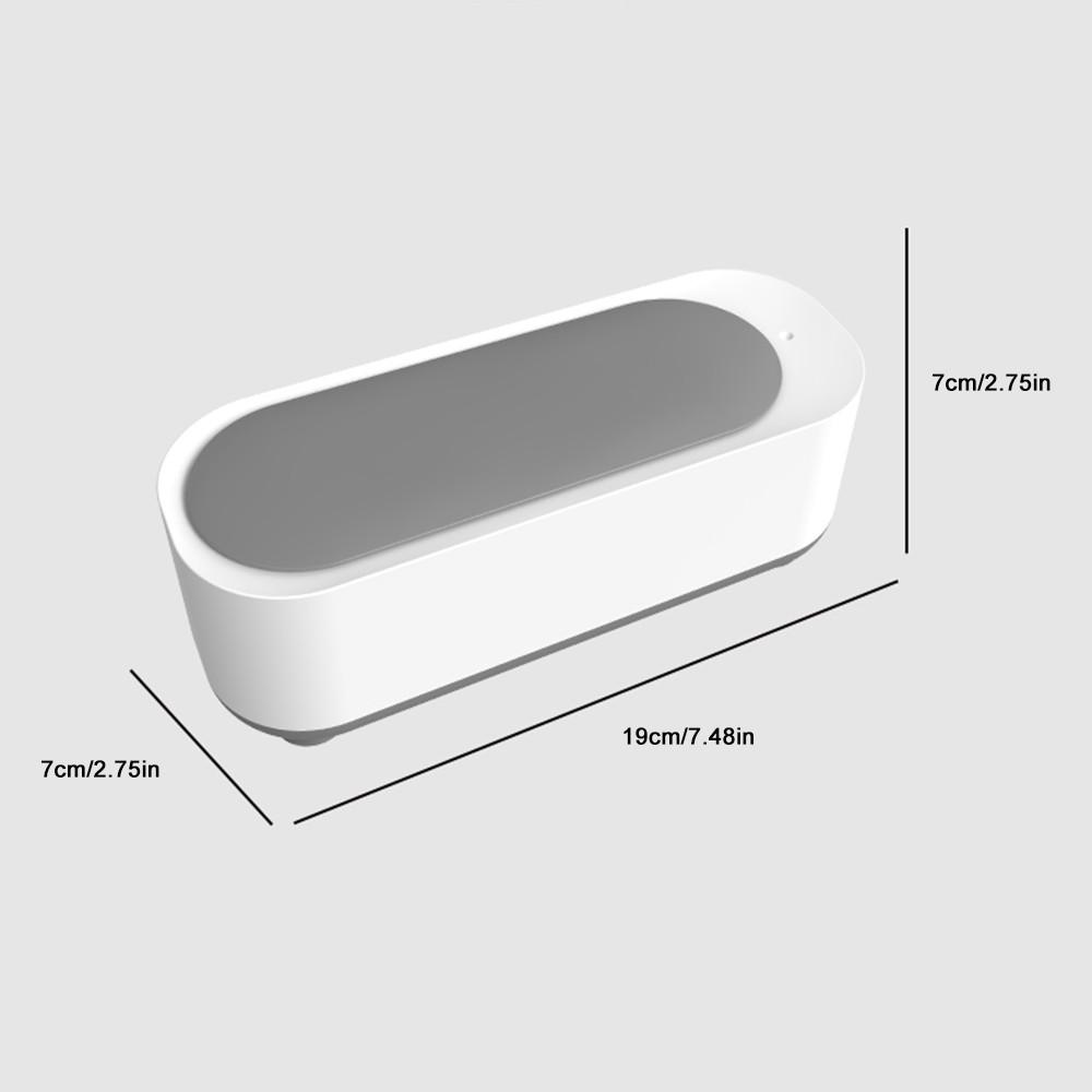 Aparat de curățat cu ultrasunete, portabil, profesional, cu vibrații de înaltă frecvență, bijuterii, ochelari de vedere, ceasuri, mașină de curățat 360 de grade