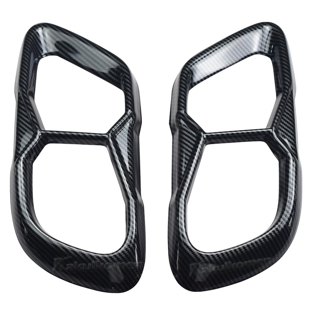For BMW X5 X6 X7 Tail Pipe Mask G05 G06 G07 Stainless Steel Exhaust Pipe Tail Pipe M60i Muffler Tip Nozzle