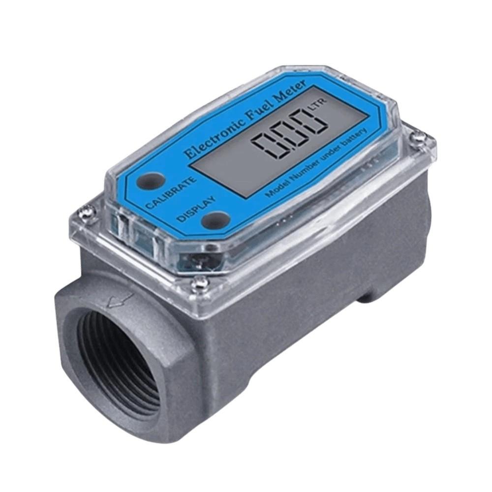 High Precision Digital Flow Meter Aluminum Zinc Zinc Alloy Fuel Flow Meter  Liquid Measurement