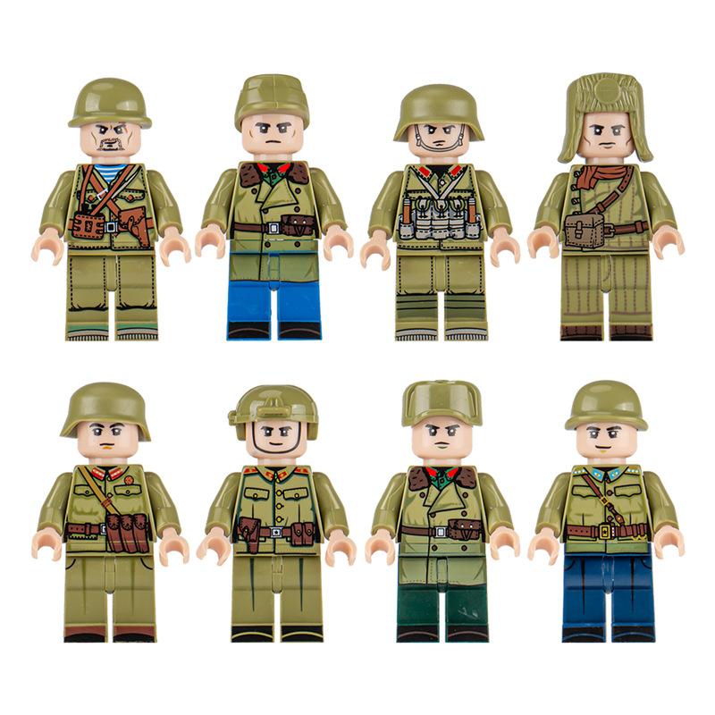 Military Building Block Doll Collection Series Building Block Children'S Toy Assembly