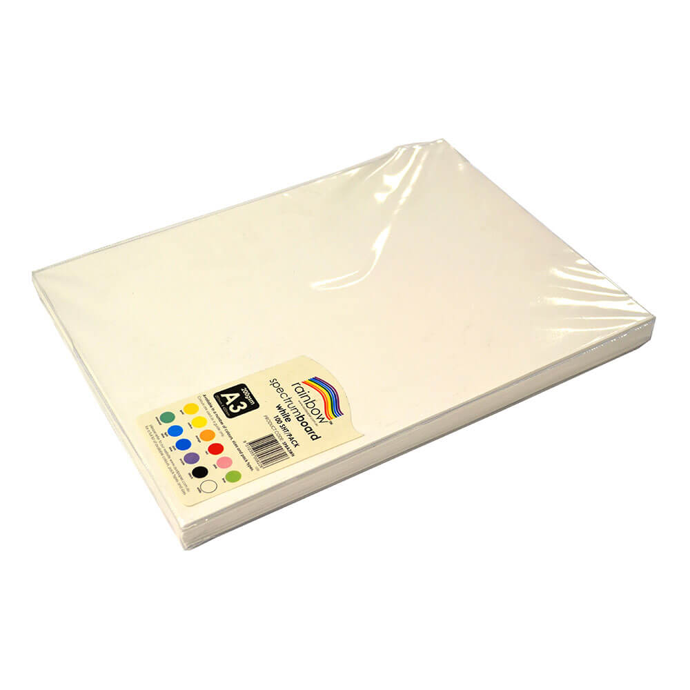 Regenbogen-Spektrum Karton A3 200 g/m² (100 Stück) weiß