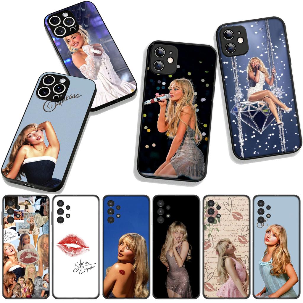 Sabrina Sc Carpenter Phone Cover for Apple iPhone 16 15 14 Plus 13 12 Mini 17 Pro Max + ProMax 16E Air Case
