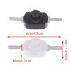 1208Yd 1288Bm Mini Druckschalter Selbstverriegelnder Schalter Rastender Ein/Aus-Schalter Mikroschalter für Elektrische Taschenlampe