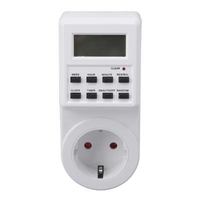 Indoor Mini Outlet Timer Digital Countdown Timer Outlet Indoor Timed Power Switch with Countdown