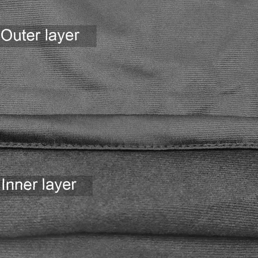 Motorcycle Helmet Bag Plush Protective Case with Single Rope Draw Pocket Anti-Scratch Design Fit Full Half Helmet for Scooter