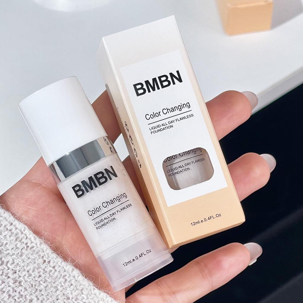 Color-Changing BB Cream Foundation, Moisturizing Liquid Concealer Thermal Changing Foundation, Brightens and Covers Imperfections Foundation