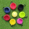 Yousheng Silicone Golf Ball Cover with Carabiner, Portable Standard Golf Ball Holder, Golf Ball Carrier Protective Sleeve, Golf Accessories, Gift for