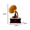 Lighted Christmas Music Box Ornament Toy Portable Decorative Luminous Rotatable Musical for