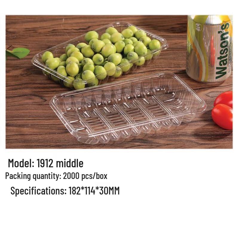 Одноразовые прозрачные прямоугольные пластиковые лотки Shixun