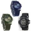 Stylish Multifunctional Outdoor Men's Watch With Luminous Dial And Quartz Movement