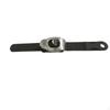 Skate Buckle Strap Black Inline Replacement Silver Electroplated Nylon Fastening