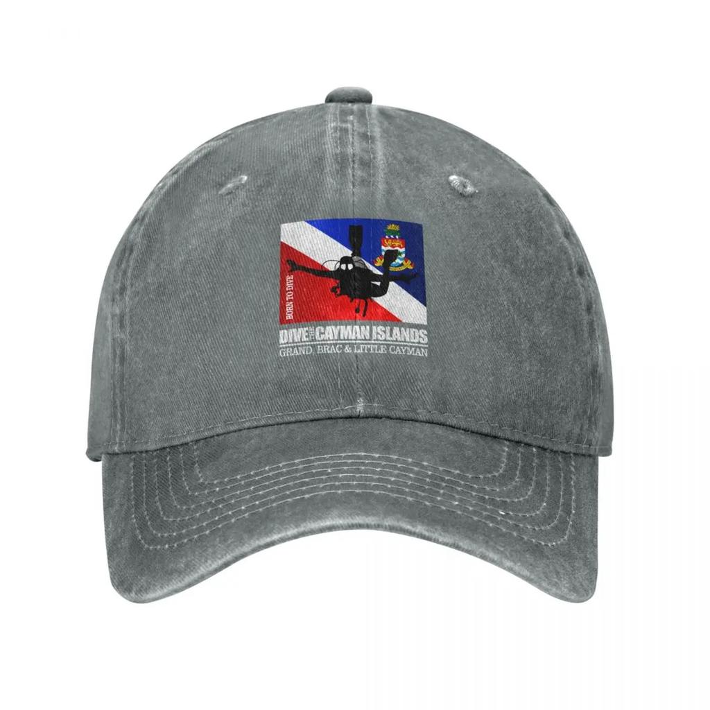 Dive The CayUnisex Islands (DF) Baseball Cap Vintage fashionable Rave hiking hat Trucker Hats For Unisex Womens