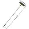 UNTIOR Cleaning Brush Long Handle 180°Rotating with Squeegee Mop for Household Wall Corner Patio Bathroom Tub Tile Floor Cleaner