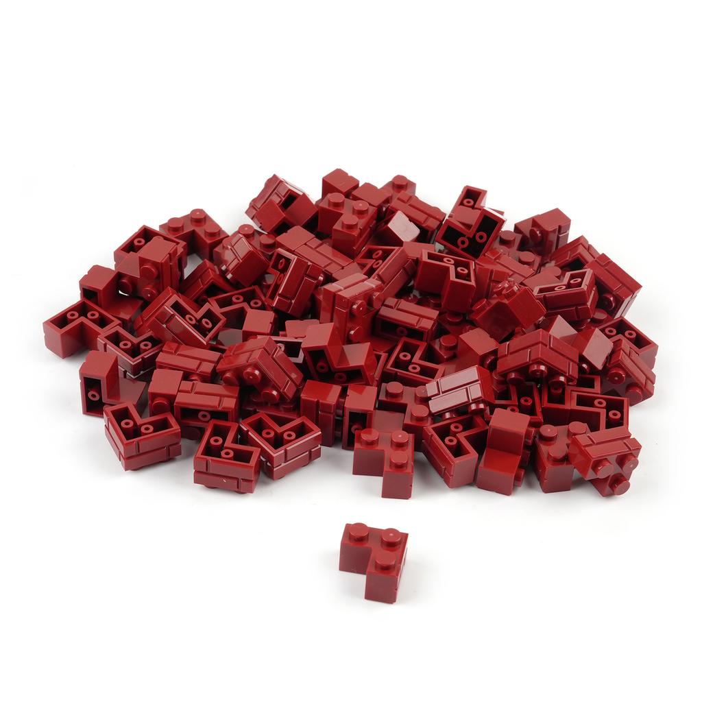 100g High Wall Thick MOC Building Blocks Bulk Granular 1x2 Right-angle 1x3 1x4 Dots 15533 Wall Assembled Model Bricks DIY Toys