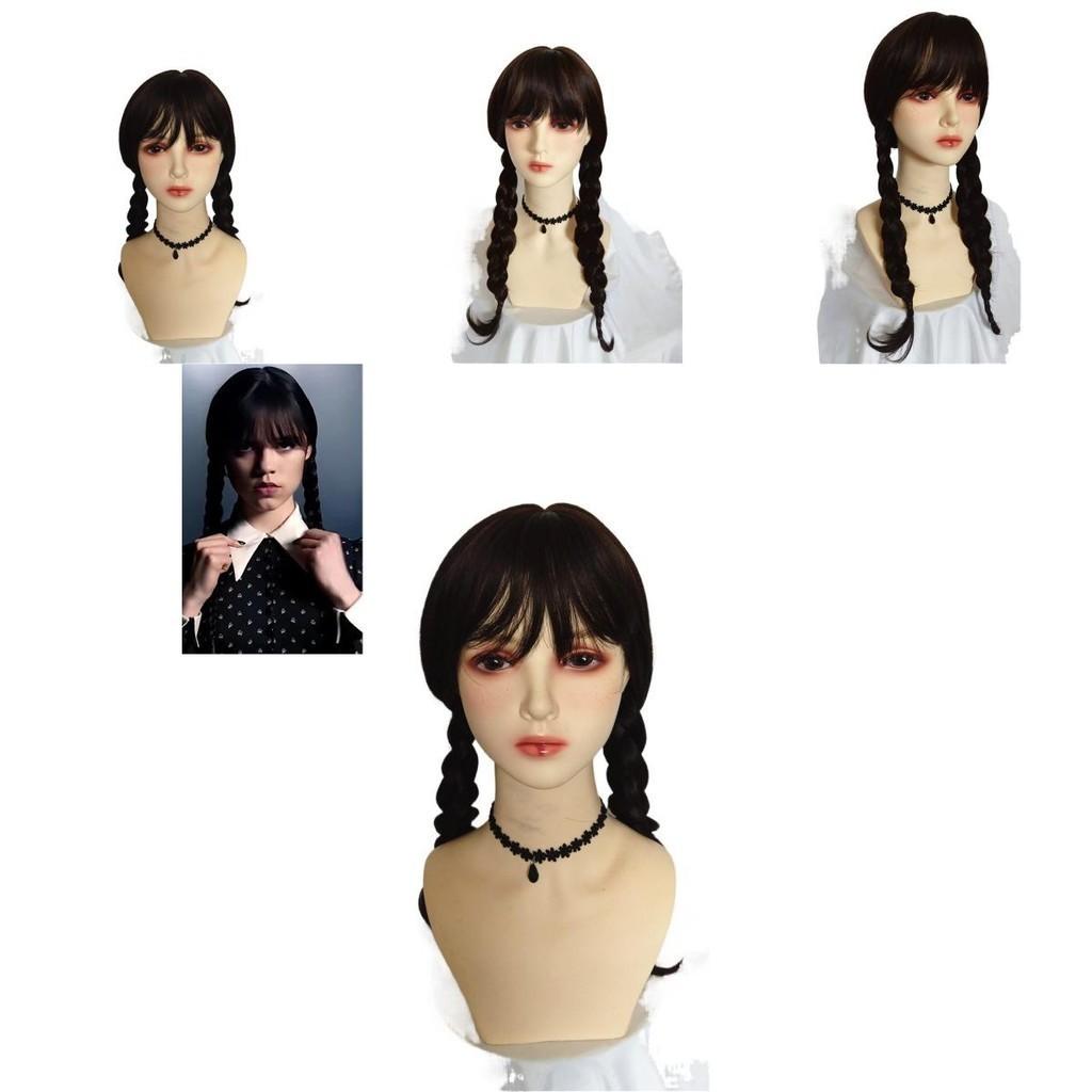 Wednesday Addams The Addams Family Cosplay Wig – High Temperature Fiber