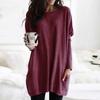 Long Sleeve Casual Pocket Pocket T-shirt T-shirt Top Long sleeve Casual Pocket T-shirt Top Women