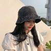 Solid Color Fisherman Hat Washed Denim Sun Hat Fashion Bucket Hat  Summer