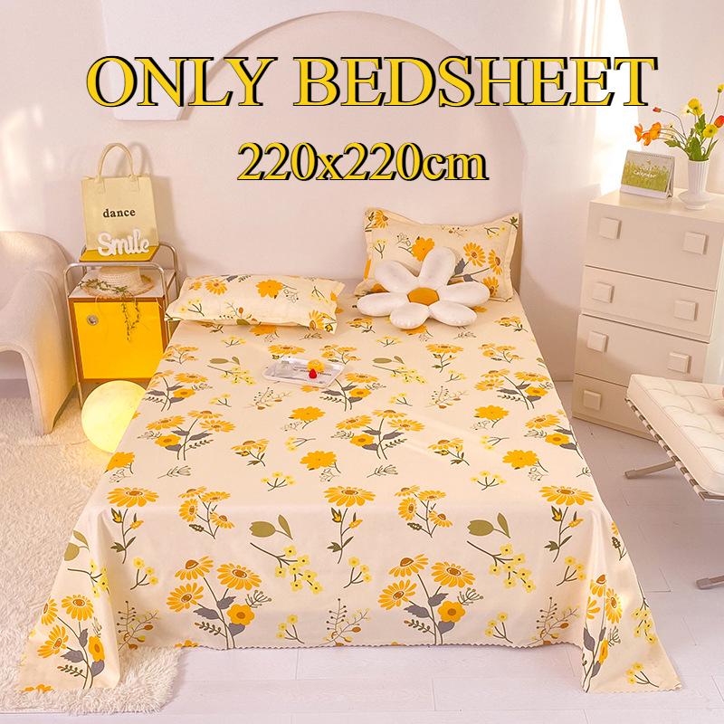 Bettlaken Hautfreundlich Gebürstet Verdickt Doppel Einzelbett Mehrspezifikationslaken für Alle Jahreszeiten