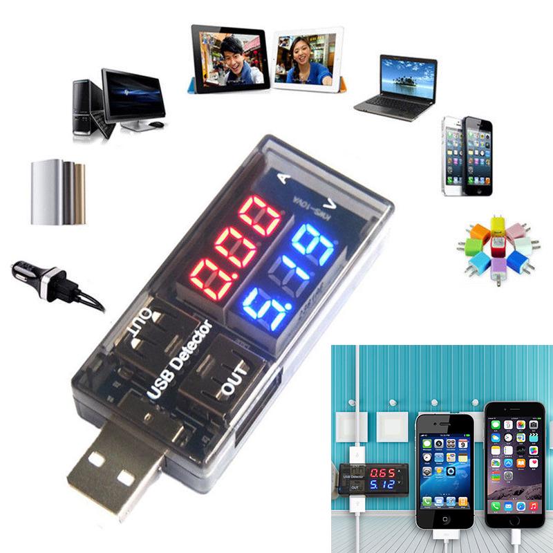 Buy USB Testers Charger Doctor Voltmeter Ammeter Current Voltage Detector Battery at affordable