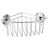 IKEA Corner Shelf Unit with Suction Zinc Plated KROKFJORDEN Cups, (004.540.05)