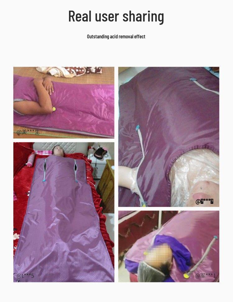Xu Can Full Moon Home Sauna: Full Body Dehumidifying Sauna Box and Acid Expelling Blanket