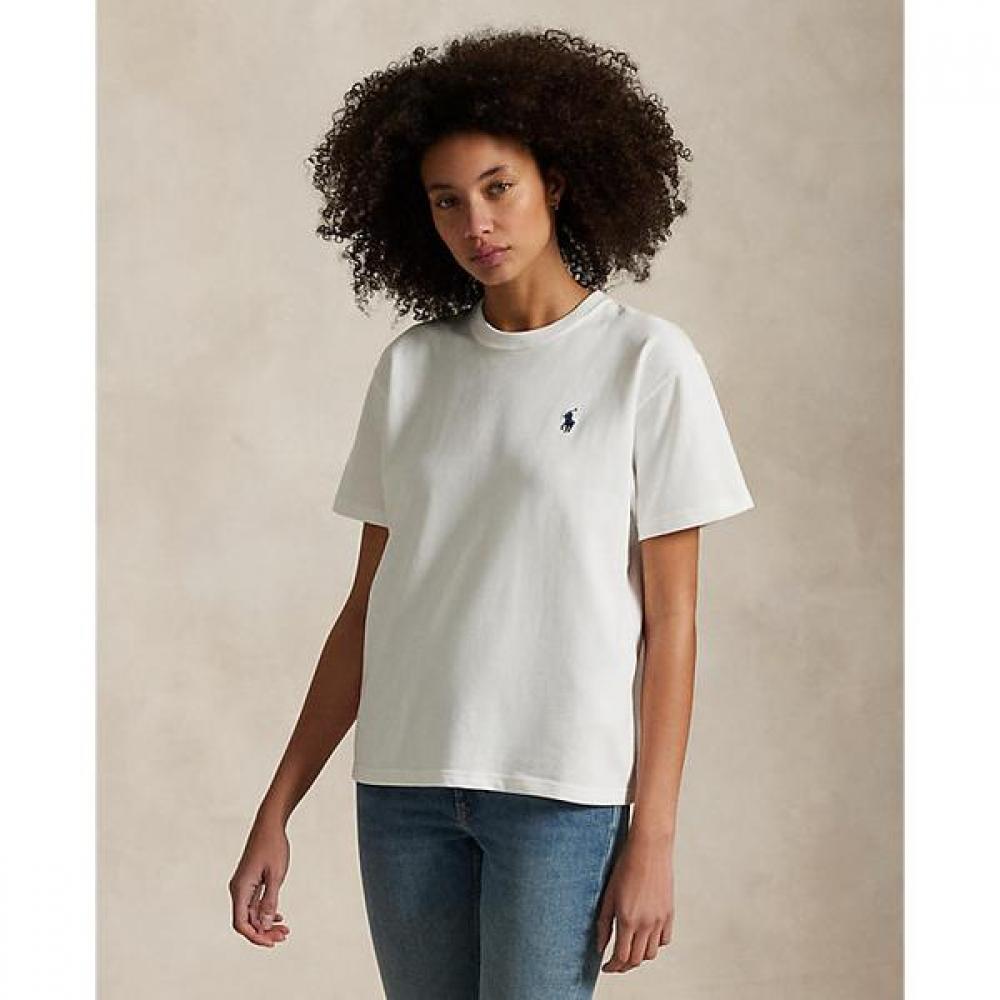 Polo Ralph Lauren Women Cotton Jersey Crewneck Tee  Wmpoknincu21056100 