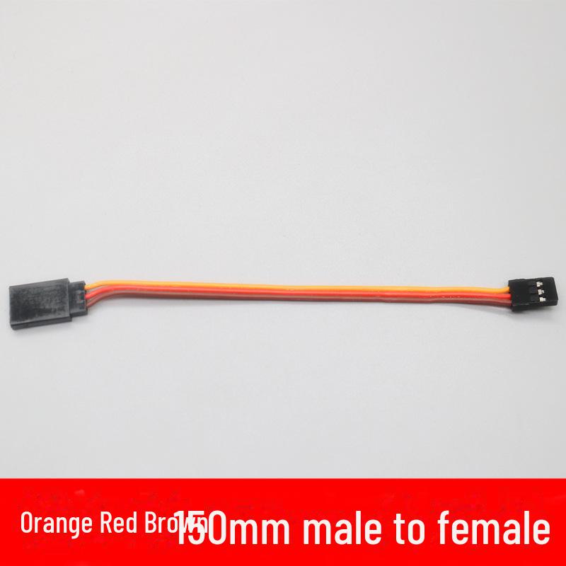 "30-Core Servo Extension Cable for Model Cars and Aircraft, Male to Female, 150/200/300/500mm"