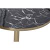 Table D'appoint - Item Home - 41 X 41 X 47 Cm - Noir Doré Fer
