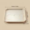 Waterproof Bathroom Vanity Tray Countertop Makeup Organizer Stackable Octagon Plastic Wood Grain Perfume Cosmetic Storage Tray