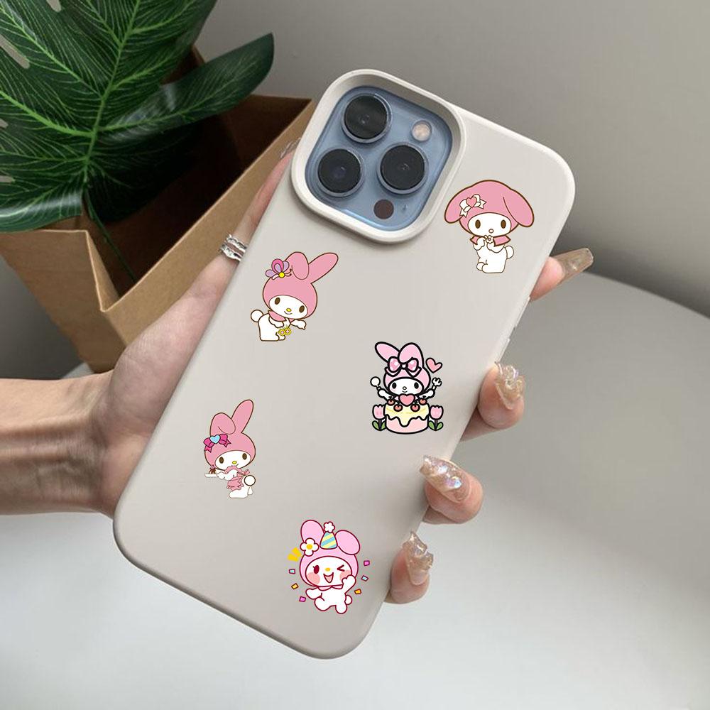 50/100/200 Cute Pink Little Girl Cartoon Q Version Hand-drawn Computer Stickers Small Patterns and Mobile Phone Decoration Stickers