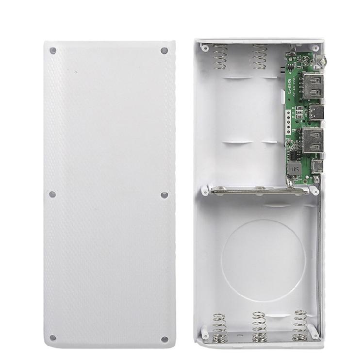 Interchangeable 5x21700 Battery Charging Case Quick Charging Capability LED Power Suitable for Various Device Support