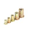 Zinc Plated Nut Screws Flat Head Nutsert Cap Multi Size Threaded Rivet  Hardware
