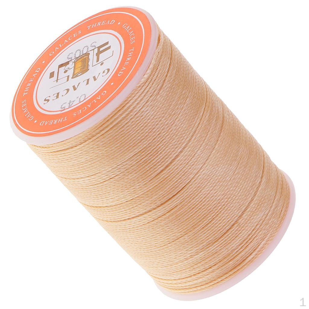 0,45mm Sewing Thread Leather Waxed Flat For Shoes Luggage,