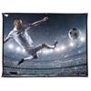 4:3 Thickened 100percent  Polyester Portable Foldable White Soft Projector Screen Curtain100 Inch